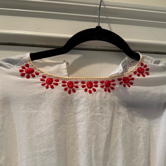 Rhode Ella Dress - White & Red - Picture 2 of 7